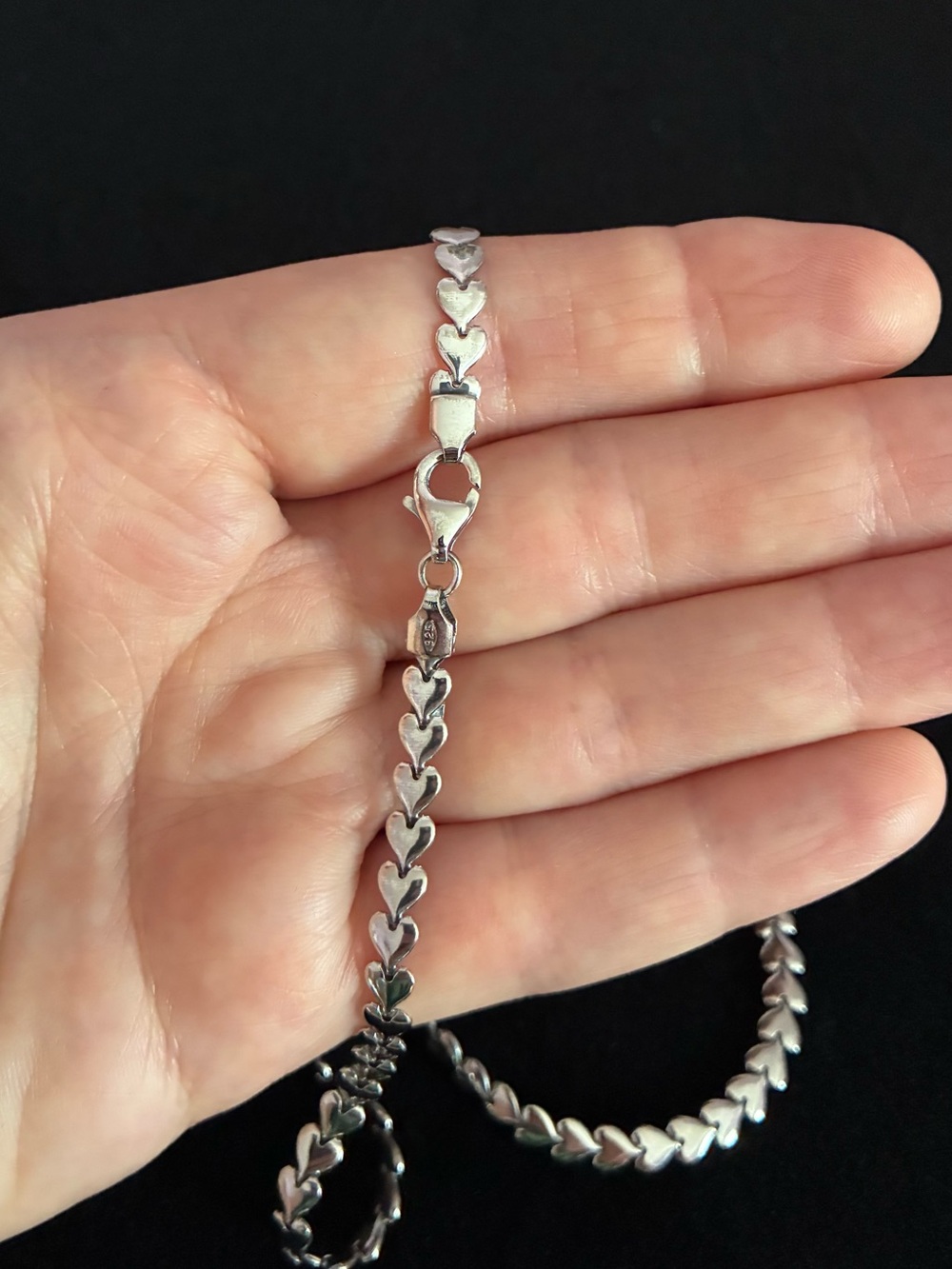 Vintage Furla Silver Heart Necklace